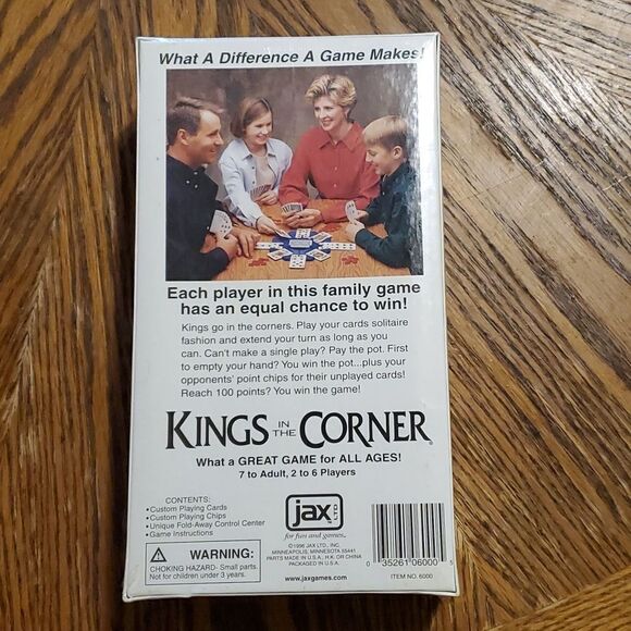 Vintage Kings In The Corner Card Game - Picture 2 of 3